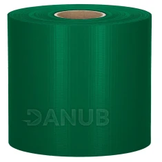 Tieniacia páska na plot - 450g/m2 - 50m x 19 cm - tmavozelená + 20ks klipov