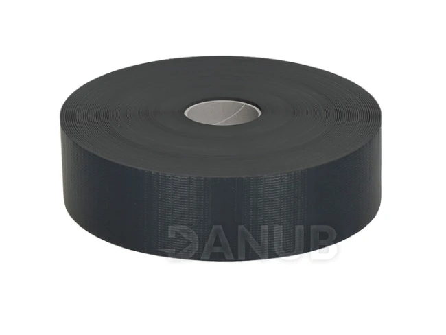 Tieniacia páska na plot - 450g/m2 - 50m x 4,75 cm - antracit + 20ks klipov