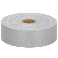 Tieniacia páska na plot - 450g/m2 - 50m x 4,75 cm - svetlosivá + 20ks klipov