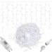LED Vianočná led svetelná záclona vonkajšia - programy - časovač + diaľkový ovládač - 1000led - 40m studená biela
