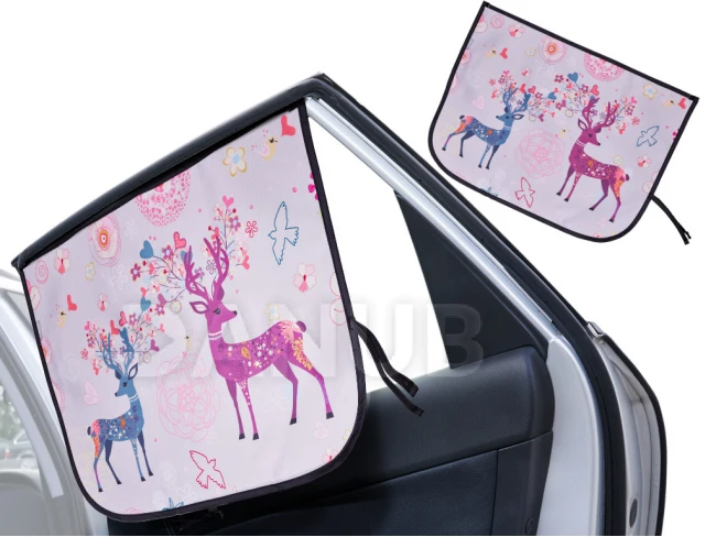 Magnetická clona do auta - jelene