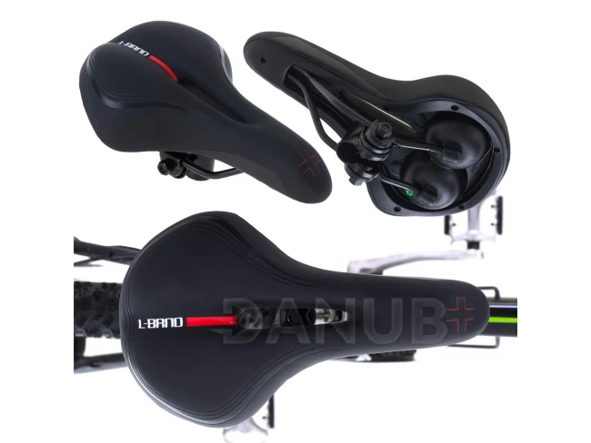 L-BRNO Športové sedlo na bicykel z pružnej peny