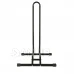 Čierny kovový stojan na bicykel
