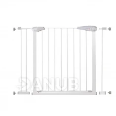 Bezpečnostná bariérová zabrána pre schody a dvere - biela - 97-106 cm