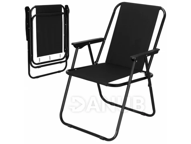 Skladacie kreslo - čierna