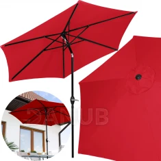 Záhradný slnečník Modern 260cm - červený