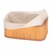 Bambusový organizér na kozmetiku, sada 3 - hnedá/ecru