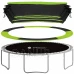 Penový kryt pružiny na trampolínu - 244 cm - čierno-zelený