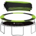 Penový kryt pružiny na trampolínu - 305 cm - čierno-zelený