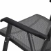 Skladacia záhradná stolička - sivá