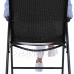 Skladacia záhradná stolička - čierna