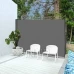 Bočná markíza na terasu a balkón - 300x200 cm - grafitová