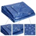 Hrubá ochranná plachta 3x3 m - 60g/m2 - modrá Hrubá ochranná plachta 3x3 m - 60g/m2 - modrá
