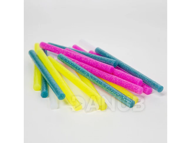 Náplň do lepiacej pištole - 7 x 100 mm - fluoreskujúce farby - 20 ks / balenie