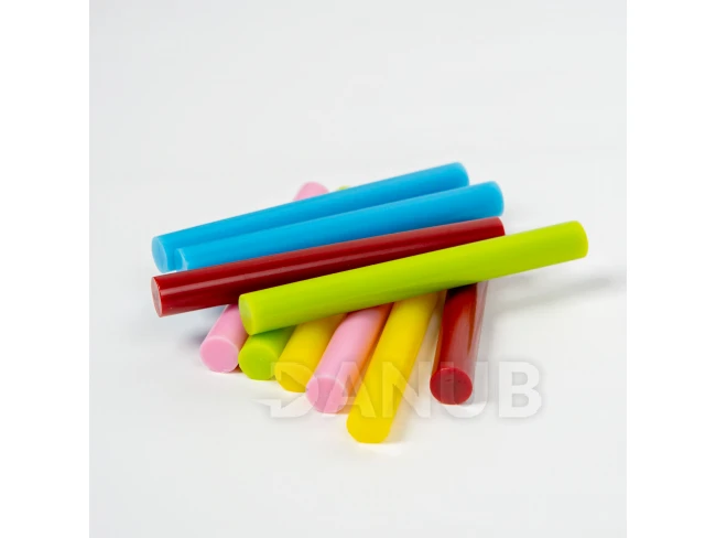 Náplň do lepiacej pištole - 11 x 100 mm - macaronová farba - 10 ks / balenie 
