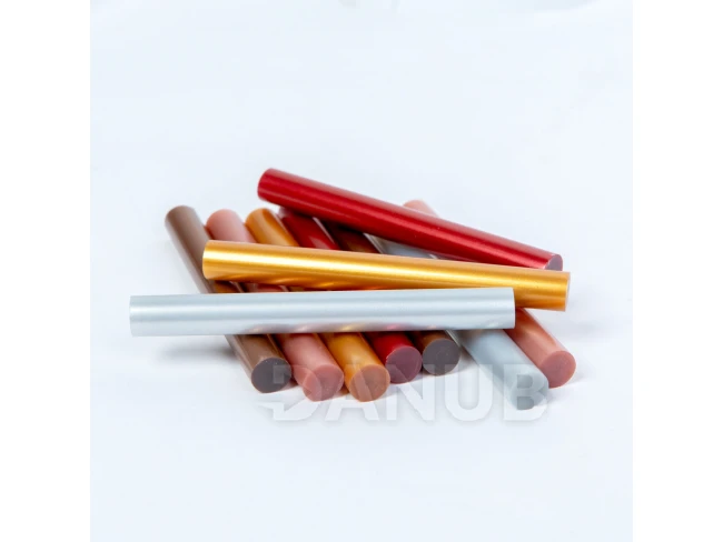 Náplň do lepiacej pištole - 11 x 100 mm - metalické farby - 10 ks / balenie