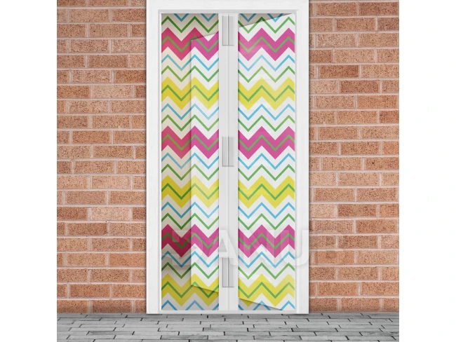 Sieťka proti hmyzu na dvere - magnetická - 100 x 210 cm - vlnitá