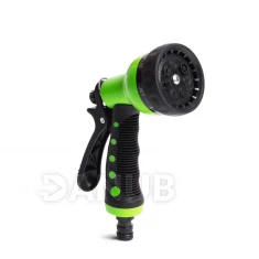 Polievacia pištol - 7 funkcií - pogumovaná - 20 x 12,5 x 6 cm 