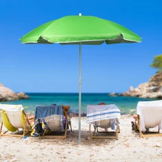 Veľký slnečník - 155 x 135 cm - zelený