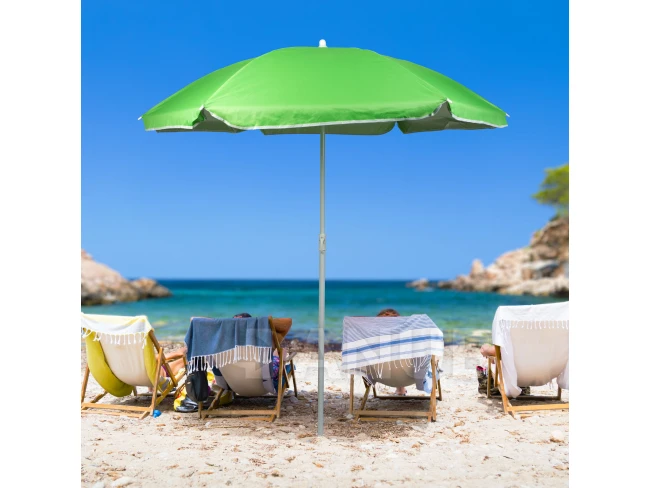 Veľký slnečník - 155 x 135 cm - zelený