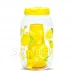 Dávkovač nápojov s kohútikom, plastová sada pohárov - 3,8 l - citrón