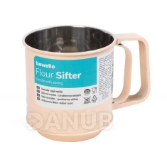 Sitko na múku - s pružinovou rúčkou - 15,5 x 10 x 13,2 cm 