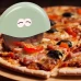 Pizza krájač - nehrdzavejúca oceľ, plast - 10,2 x 10,2 x 2 cm