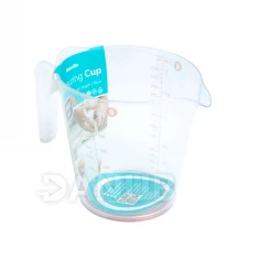 Odmerka v tvare poháru - 1L - plast -  19 x 11,5 x 14 cm