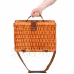 Piknikový kôš s príslušenstvom - termo - 37x27x20 cm - prútený - hnedý Piknikový kôš s príslušenstvom - termo - 37x27x20 cm - prútený - hnedý
