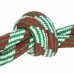 Hračka pre psa - lano s uzlami - hryzátko - zeleno-červené
