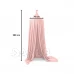 Baldachýnový záves - svetlo ružový