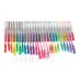 Farebné gélové perá s trblietkami sada 50 ks.