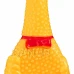 Gumové pískacie kuriatko pre psa - 37 cm 