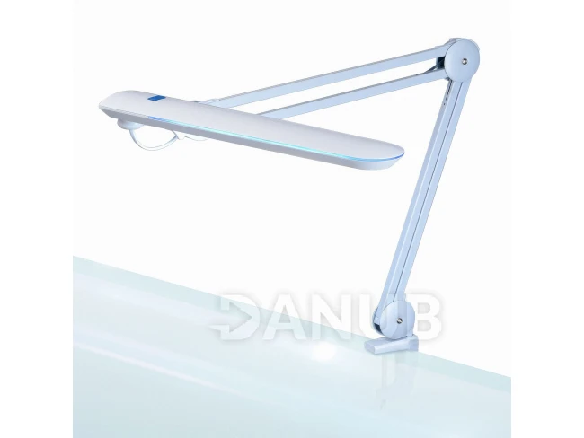 LED lampa na stôl - stmievateľná - kov - biela 