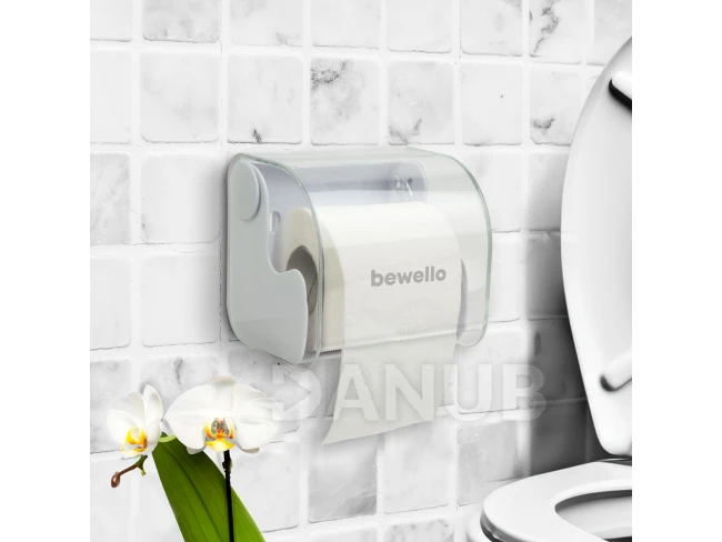 Držiak na WC papier - 145 x 130 x 123 mm - biely 