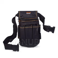 Multifunkčný opasok na náradie - 15 x 20 x 10 cm - čierny