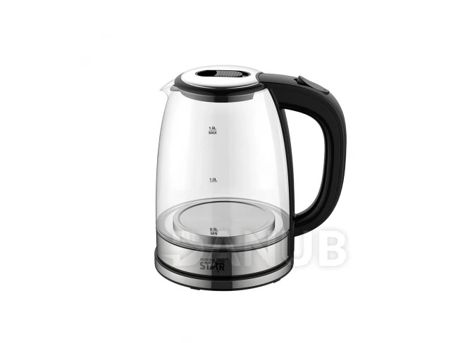 WinningStar - Sklenená rýchlovarná kanvica - 1500W - 1,8 L