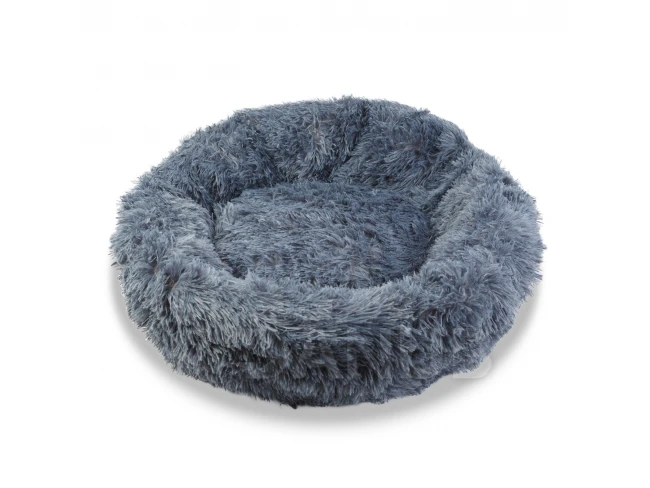 Pelech pre psy - kruh - veľkosť "XL" - 80 cm - sivý