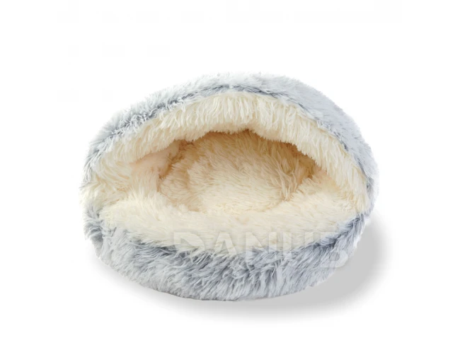 Pelech pre mačky - kruh - 50 cm - sivý