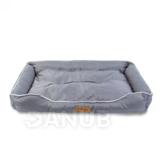 Pelech pre psy - 87 x 59 x 13 cm - sivý