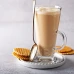 Poháre na latte a dezert s rukoväťou - 280 ml - sada 6 ks.
