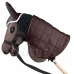 Obojstranná deka a ušné chrániče Skippi pre Hobby Horse - šedá a hnedá