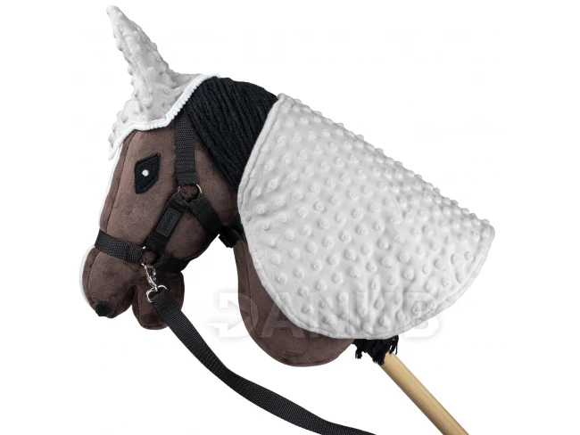 Deka a ušné chrániče pre Hobby Horse Skippi - šedá