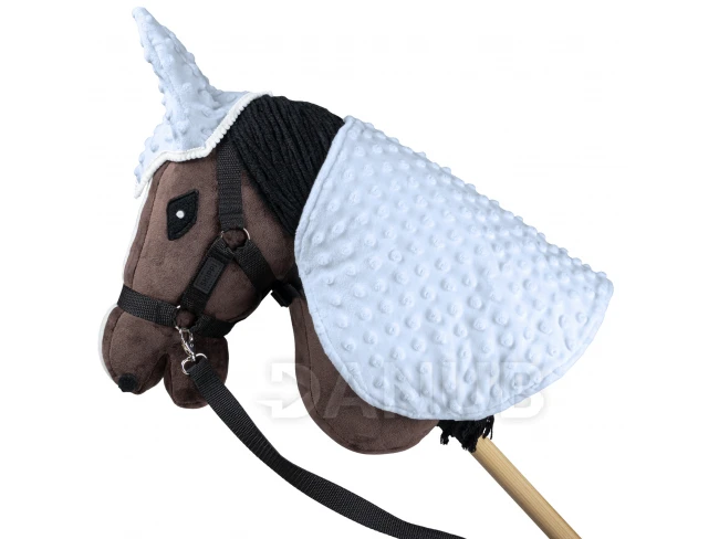 Deka a ušné chrániče pre Hobby Horse Skippi - modrá