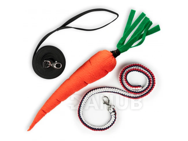 Lonža, vodné lano a mrkva - Tréningový set Hobby Horse Skippi