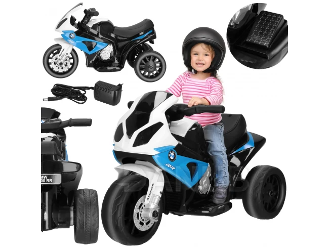 Detská elektrická trojkolesová motorka BMW na batériu - 66x37x44 cm
