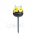 LED solárna lampa - sova - studená biela - žltá  - 150 x 50 x 50 mm