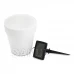 Solárny kvetináč - 4 studené biele LED - 16,5 x 19 cm 