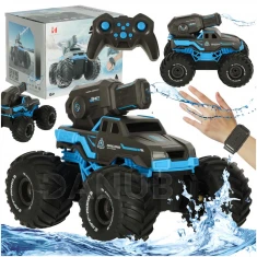 RC auto jazdiace na vode - vodotesné - modré