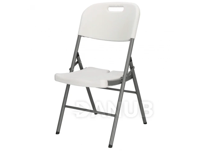 Skladacia stolička - biela